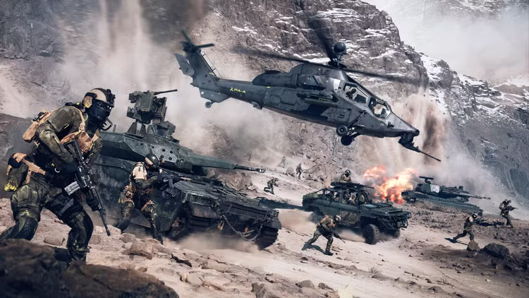 محیط بازی battlefield 6
