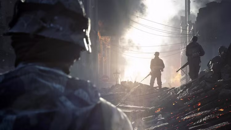 تصویری از محیط بازی | خرید بازی battlefield v