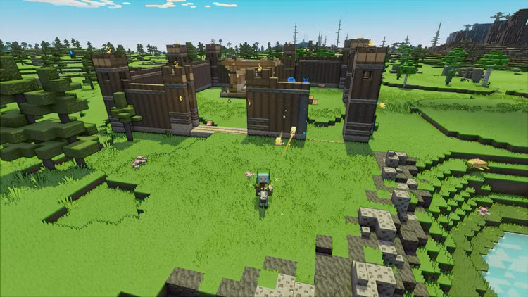 Minecraft Legends نسخه استیم | گرافیک و جلوه‌های بصری