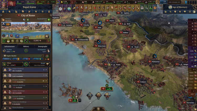 اسکرین‌شات بازی Europa Universalis V — تصویر 5